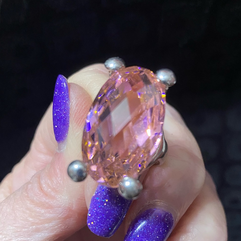 Pink Garnet ring